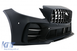 Предна Броня подходяща за Mercedes C-Class W205 S205 A205 C205 (2014-2020) TFSI R Дизайн-image-6079182