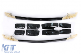 Релси на покрива подходящи за BMW X6 E71 E72 (2008-2015) Черен-image-6100390