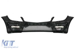 Комплект за тяло с Предна Решетка Piano Black , подходящ за Mercedes C-Class W204 (2007-2014) Facelift C63 GT-R Panamericana Дизайн-image-6075836