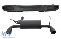 image-45-Метална Задна Броня с Пълна изпускателна система Axle Back, подходяща за Jeep Wrangler Rubicon JK (2007-2017) Двойна ауспухна евакуация