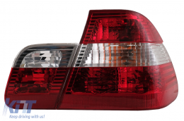 Задни светлини подходящи за BMW 3 Series E46 Седан (05.1998-08.2001) Червени и Бяло-image-6078570