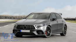 Предна Броня, подходяща за Mercedes A-Class W177 Хечбек / V177 Sedan (2018-Up) A45 Дизайн-image-6079627