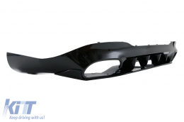 Задна дифузьор и накрайници на ауспуха Сребърен , подходящи за Mercedes CLA X118 Shooting Brake C118 Купе Спортна линия (2019-up) CLA35 Дизайн-image-6080103
