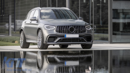 Комплект за тяло подходящ за Mercedes GLC SUV Facelift X253 (2020-Up) GLC63 Дизайн-image-6081368