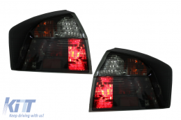 Задни светлини подходящи за Audi A4 B6 Sedan (2001-2004) дим-image-6077306