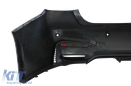 Комплект за каросерия с централни Решетки Kidney Double Stripe, подходящ за BMW 3 Series F30 (2011-2019) M3 CS Look Без фарове за мъгла-image-6077565