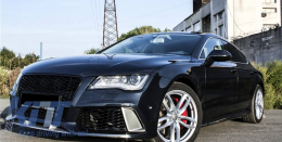 Предна Решетка , подходяща за Audi A7 4G Pre-Facelift (2010-2014) RS7 Дизайн Piano Black-image-6082201