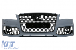 image-64-Предна Броня подходяща за Audi A8 D4 4H (2010-2013) RS Дизайн