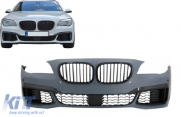 image-25-Предна Броня с Решетки , подходяща за BMW 7 Series F01 F02 (2009-2015) M760 Look