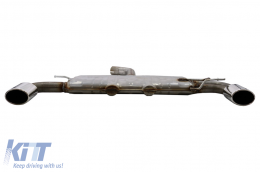 Изпускателна система Двоен изход Единични изпускателни тръби подходящи за VW Scirocco (2008-нагоре) R Дизайн-image-6079380