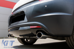 Изпускателна система Двоен изход Единични изпускателни тръби подходящи за VW Scirocco (2008-нагоре) R Дизайн-image-6094736