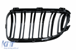 Предна Броня с бъбрекови Решетки двойна лента подходяща за BMW 3 Series E92 E93 (2006-2009) Без PDC и проектори-image-6079913
