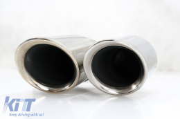 Пълен комплект за каросерия с Накрайници за ауспух Quad Хром , подходящ за Porsche Cayenne (9Y0) (2018-Up) Преобразуване в Турбо & Aero Look-image-6080326