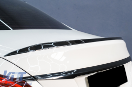 Спойлер за багажник подходящ за Mercedes C-Class W205 Лимузина (2014-2020) Piano Black-image-6104610