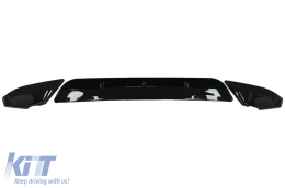 Спойлер на Предна Броня , подходящ за BMW X4 G02 (2018-Up) Piano Black-image-6083023