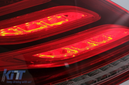 Комплект за преобразуване на каросерията със Задни светлини Full LED последователни Динамичен Въртящи се светлини , подходящи за Mercedes S-Class W222 (2013-2017) M-Design-image-6080987