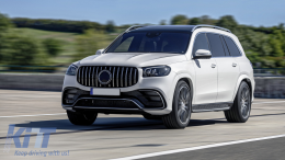 Предна Решетка , подходяща за Mercedes GLS SUV X167 (2019-Up) GT-R Panamericana Дизайн Хром-image-6086589