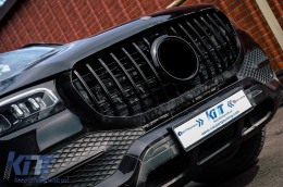 Предна Решетка , подходяща за Mercedes GLS SUV X167 (2019-Up) GT-R Panamericana Дизайн Черен-image-6091813