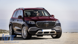 Предна Решетка подходяща за Mercedes GLS SUV X167 (2019-Up) M-Design Хром-image-6086600
