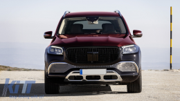 Предна Решетка подходяща за Mercedes GLS SUV X167 (2019-Up) M-Design Черен-image-6086607