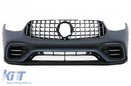 Комплект за тяло, подходящ за Mercedes GLC SUV Facelift X253 (2020-Up) GLC63 Дизайн Хром-image-6081881
