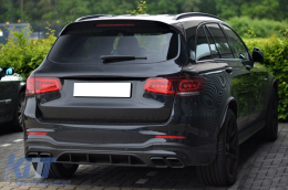 Комплект за тяло, подходящ за Mercedes GLC SUV Facelift X253 (2020-Up) GLC63 Дизайн Хром-image-6081885
