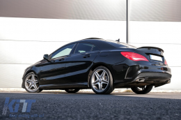 Спойлер на капака на багажника подходящ за Mercedes CLA C117 W117 (2013-2018) Блестящо черно-image-6082376