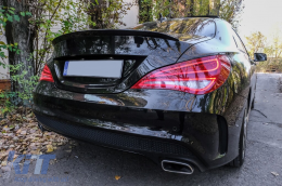 Спойлер на капака на багажника подходящ за Mercedes CLA C117 W117 (2013-2018) Блестящо черно-image-6082378