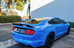 Спойлер за багажник, подходящ за Ford Mustang Mk6 шесто поколение (2015-2020) GT500 Дизайн Матово черно-image-6084606