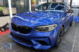 Добавки към предния капак, подходящ за BMW 1 Series F20 F21 (2010-2019) BMW 2 Series F22 F23 F87 M2 (2012-2019) CS Дизайн-image-6083974