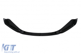 Спойлер за Предна Броня , подходящ за BMW 1 Series F20 F21 LCI (2015-2019) Хечбек M Sport Piano Black-image-6083198