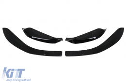 Спойлер за Предна Броня , подходящ за BMW 1 Series F20 F21 LCI (2015-2019) Хечбек M Sport Piano Black-image-6083201