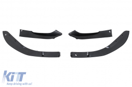 Спойлер за Предна Броня , подходящ за BMW 1 Series F20 F21 LCI (2015-2019) Хечбек M Sport Piano Black-image-6083202