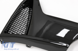 Дефузьор за задна броня подходящ за BMW 4 Series F32 F33 F36 (2013-2019) Купе Кабрио M Design Twin Single Outlet Piano Black-image-6085550