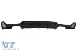 image-53-Дефузьор за задна броня подходящ за BMW 4 Series F32 F33 F36 (2013-2019) Купе Кабрио M Design Twin Double Outlet