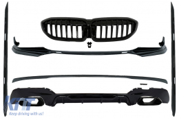 image-66-Пълен комплект разширения за каросерия, подходящи за BMW 3 Series G20 Sedan G21 Touring (2018-up) M340i Конкуренция Дизайн Черен Съвети