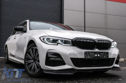 Пълен комплект разширения за каросерия, подходящи за BMW 3 Series G20 Sedan G21 Touring (2018-up) M340i Конкуренция Дизайн Черен Съвети-image-6092818