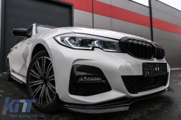 Пълен комплект разширения за каросерия, подходящи за BMW 3 Series G20 Sedan G21 Touring (2018-up) M340i Конкуренция Дизайн Черен Съвети-image-6092821