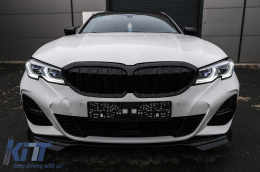 Пълен комплект разширения за каросерия, подходящи за BMW 3 Series G20 Sedan G21 Touring (2018-up) M340i Конкуренция Дизайн Черен Съвети-image-6092823