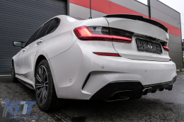 Пълен комплект разширения за каросерия, подходящи за BMW 3 Series G20 Sedan G21 Touring (2018-up) M340i Конкуренция Дизайн Черен Съвети-image-6092829