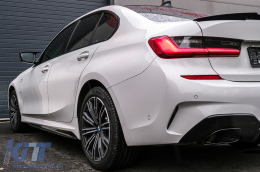 Пълен комплект разширения за каросерия, подходящи за BMW 3 Series G20 Sedan G21 Touring (2018-up) M340i Конкуренция Дизайн Черен Съвети-image-6092835