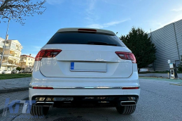 Дефузьор за задна броня подходящ за VW Tiguan II Mk2 AD/BW (2016-05.2020) R-Line Дизайн-image-6105355