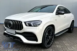Капаци на Предна Броня Странични перки Flics подходящи за Mercedes GLE W167 GLE Купе C167 (2019-up) само за AMG Спорт line броня GLE53 Дизайн Piano Black-image-6085319