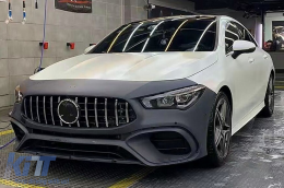 Предна Броня , подходяща за Mercedes CLA C118 Sedan X118 Shooting Brake (2019-up) CLA45 Дизайн-image-6112949