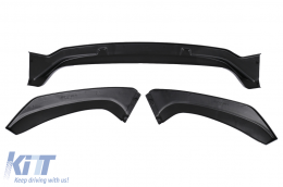 Спойлер за Предна Броня , подходящ за BMW 1 Series F20 F21 LCI (2015-2019) Хечбек M Sport Piano Black-image-6087152