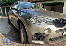 Калник и Разширители за калник , подходящи за BMW X6 F16 (2015-2020) M-Design M-Sport Piano Black-image-6090752