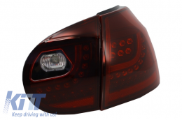 Удължител на Задна Броня , подходящ за VW Golf 5 V (2003-2007) с LED Задни светлини и Пълна изпускателна система R32 Look-image-6084560