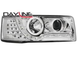 image-45-DAYLINE Headlights suitable for VW Transporter T4 (1990-2003) LED DRL Design Chrome