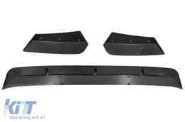Спойлер на Предна Броня подходящ за BMW X3 G01 X4 G02 (2018-Up) M Sport Carbon Look-image-6088355