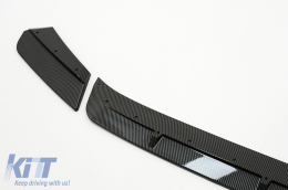 Спойлер на Предна Броня подходящ за BMW X3 G01 X4 G02 (2018-Up) M Sport Carbon Look-image-6088356